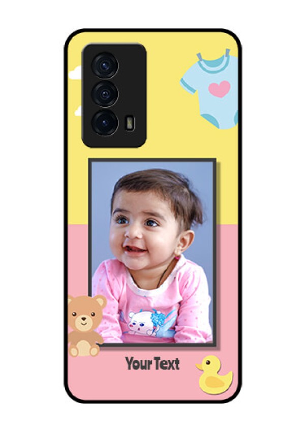 iQOO Z5 5G Photo Printing on Glass Case - Kids 2 Color Design