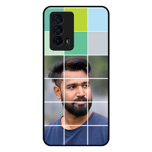 iQOO Z5 5G Photo Printing on Glass Case - with white box pattern iQOO Z5 5G Photo Printing on Glass Case - with white box pattern