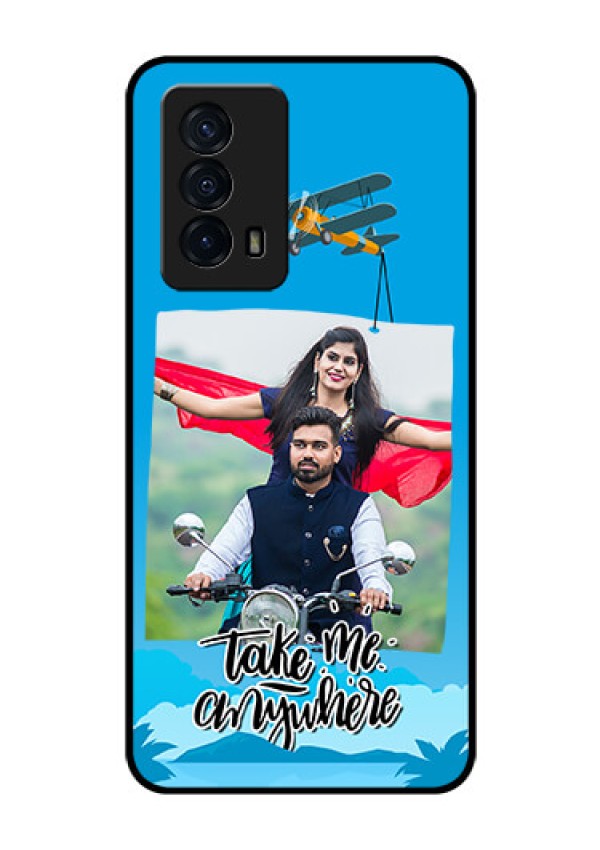 iQOO Z5 5G Custom Glass Mobile Case - Traveller Design