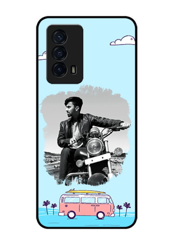 iQOO Z5 5G Photo Printing on Glass Case - Travel & Adventure Design