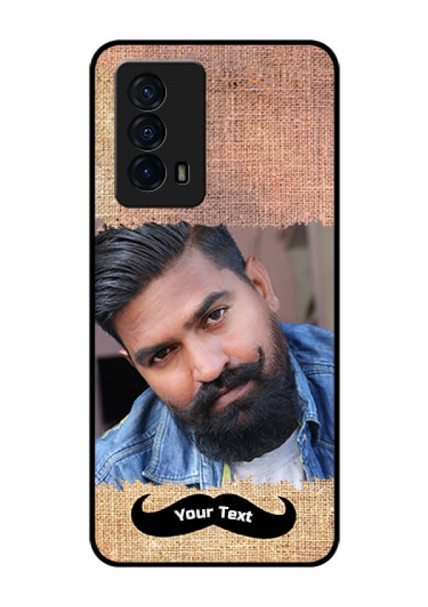 iQOO Z5 5G Personalized Glass Phone Case - with Texture Design