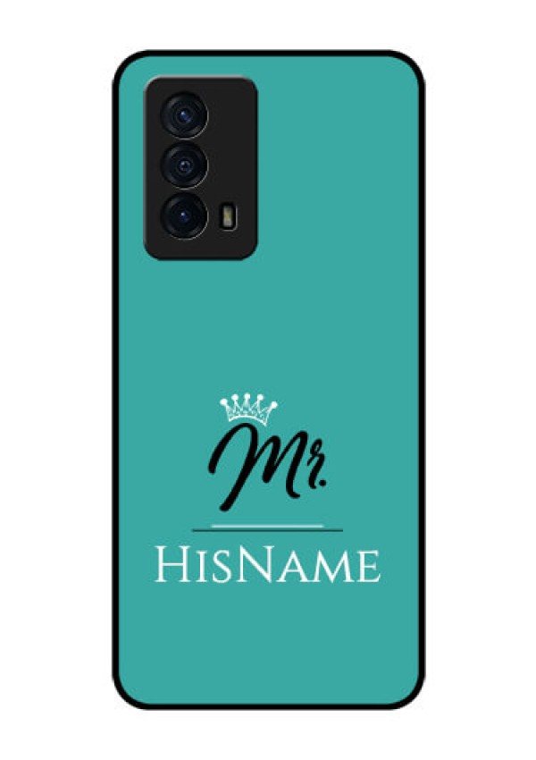iQOO Z5 5G Custom Glass Phone Case Mr with Name