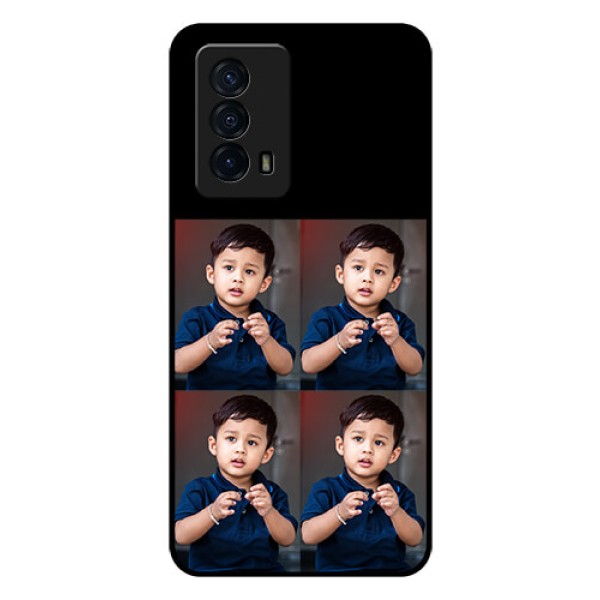 iQOO Z5 5G 4 Image Holder on Glass Mobile Cover