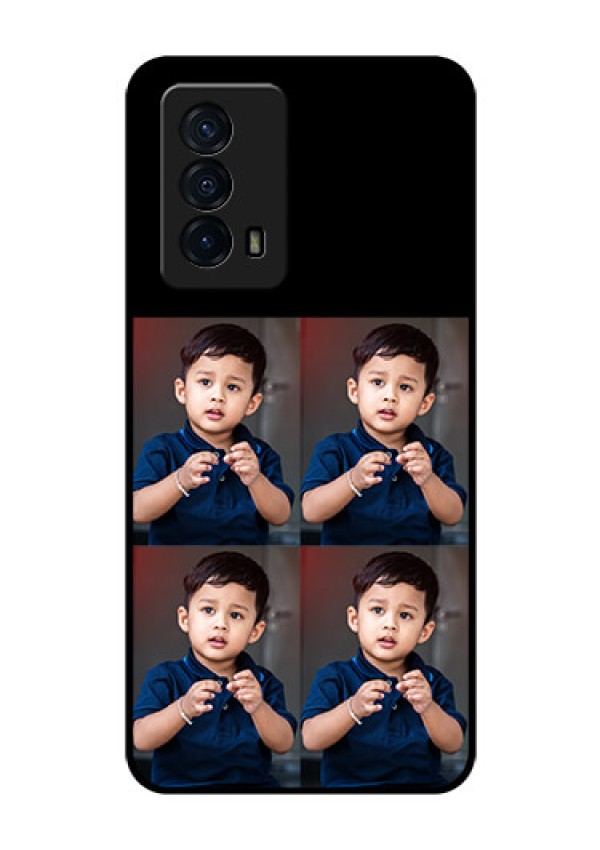 iQOO Z5 5G 4 Image Holder on Glass Mobile Cover