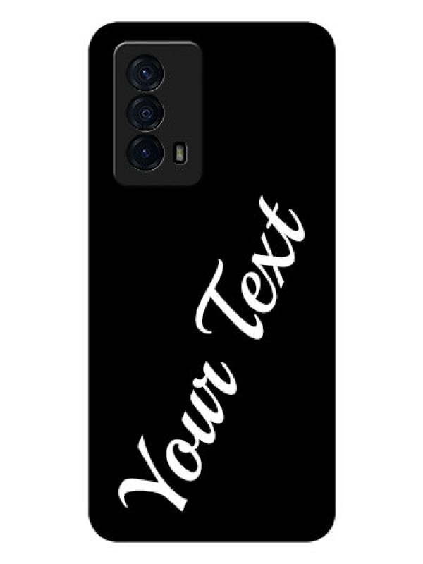 Custom iQOO Z5 5G Custom Glass Mobile Cover with Your Name