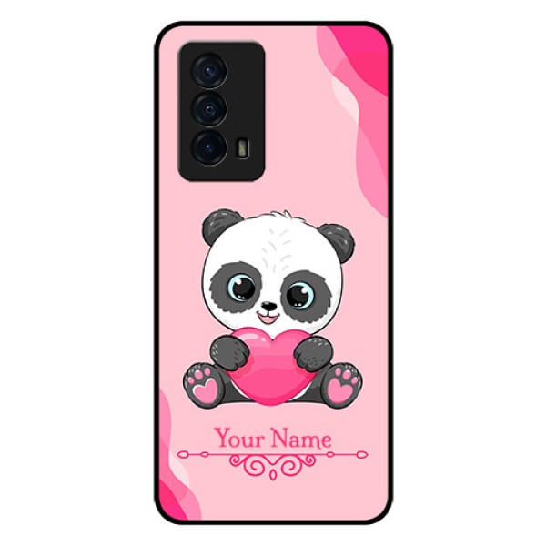 iQOO Z5 5G Custom Glass Mobile Case - Cute Panda Design