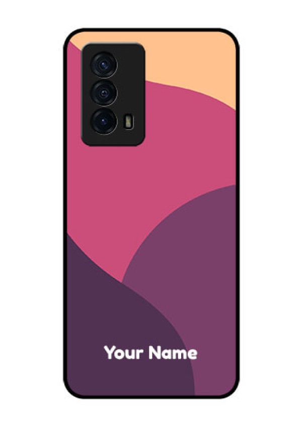 iQOO Z5 5G Custom Glass Phone Case - Mixed Multi-colour abstract art Design