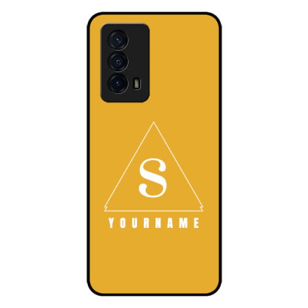 iQOO Z5 5G Personalized Glass Phone Case - simple triangle Design iQOO Z5 5G Personalized Glass Phone Case - simple triangle Design