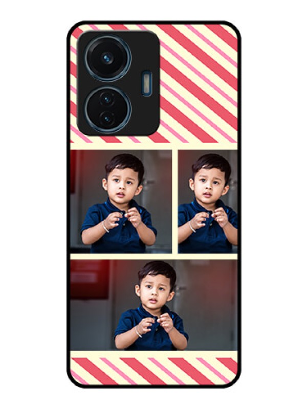 Custom iQOO Z6 44w Personalized Glass Phone Case - Picture Upload Mobile Case Design