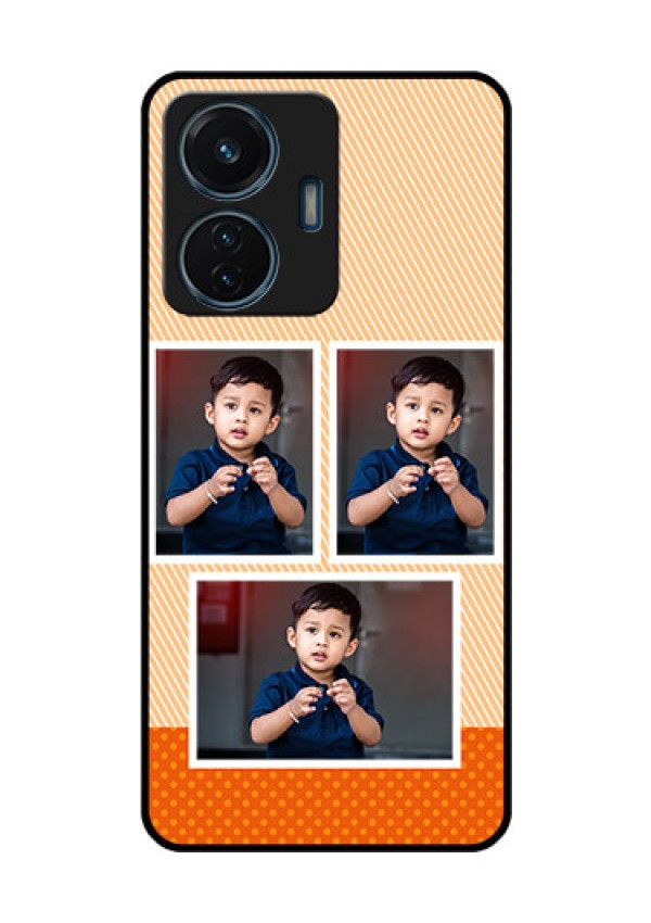 iQOO Z6 44w Photo Printing on Glass Case - Bulk Photos Upload Design