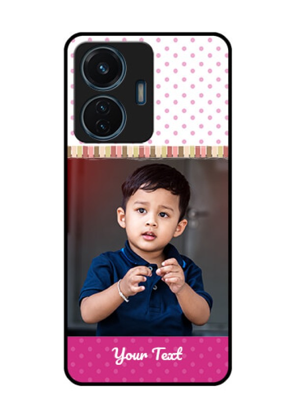 iQOO Z6 44w Photo Printing on Glass Case - Cute Girls Cover Design