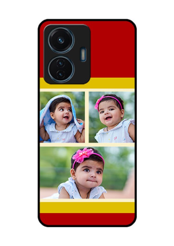 iQOO Z6 44w Custom Glass Mobile Case - Multiple Pic Upload Design