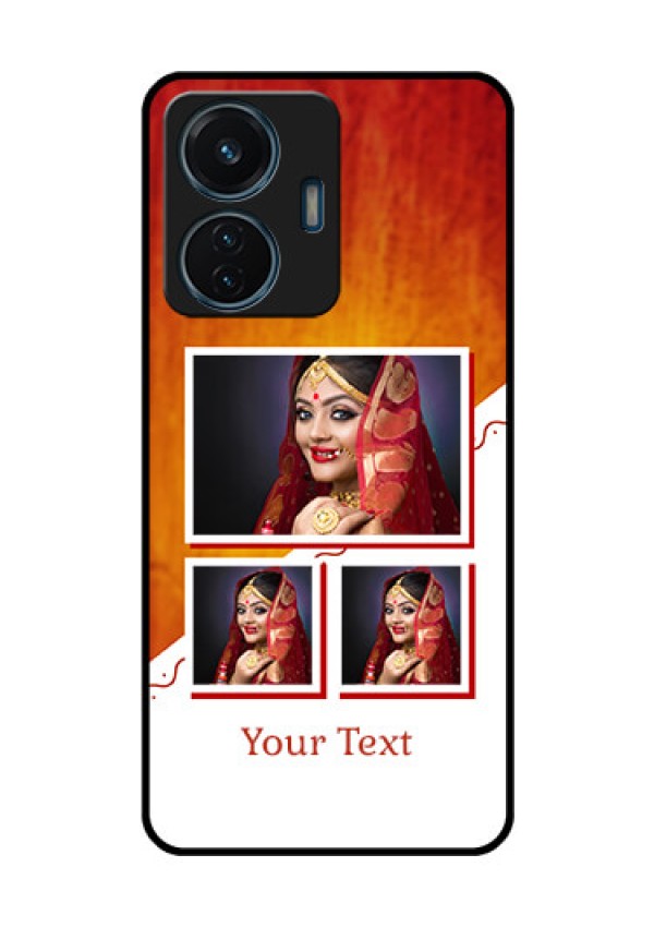 iQOO Z6 44w Custom Glass Phone Case - Wedding Memories Design