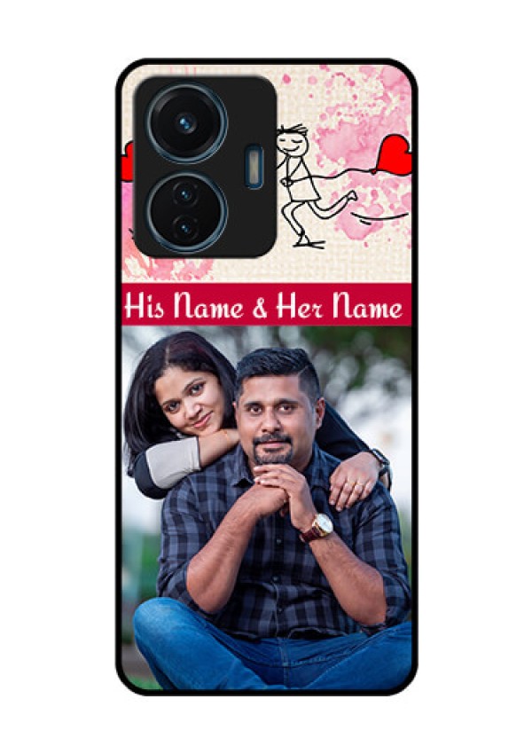 iQOO Z6 44w Photo Printing on Glass Case - You and Me Case Design