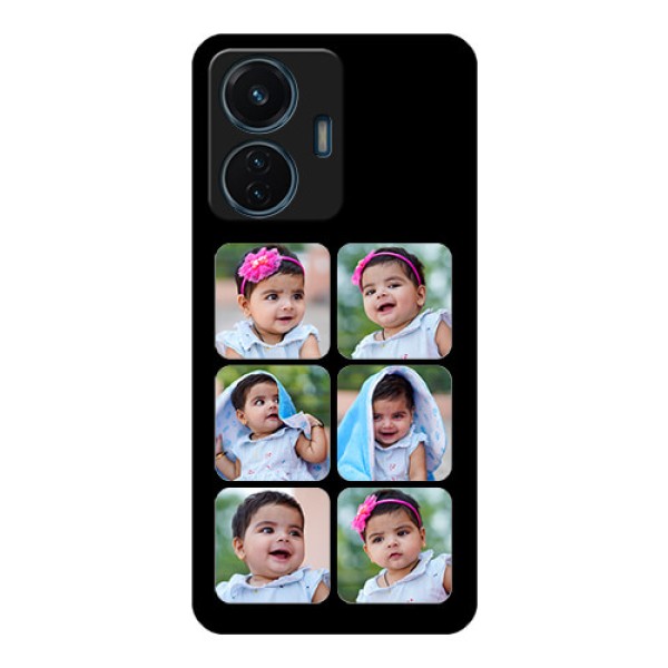 iQOO Z6 44w Photo Printing on Glass Case - Multiple Pictures Design