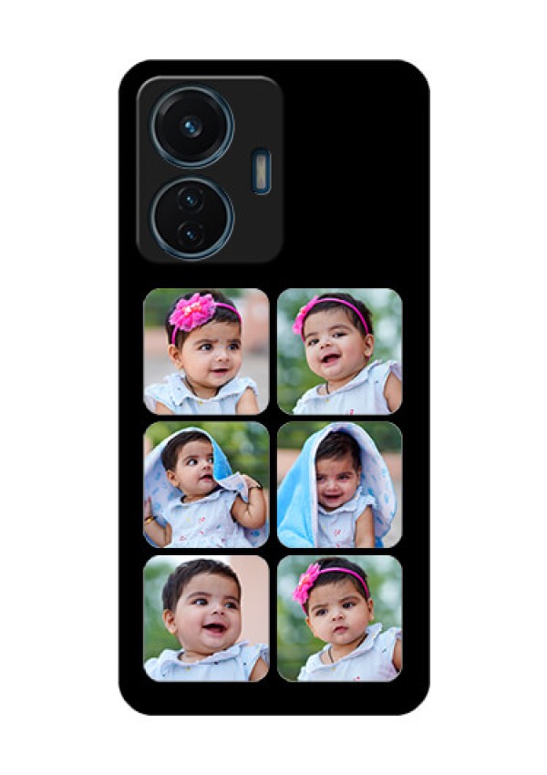 iQOO Z6 44w Photo Printing on Glass Case - Multiple Pictures Design