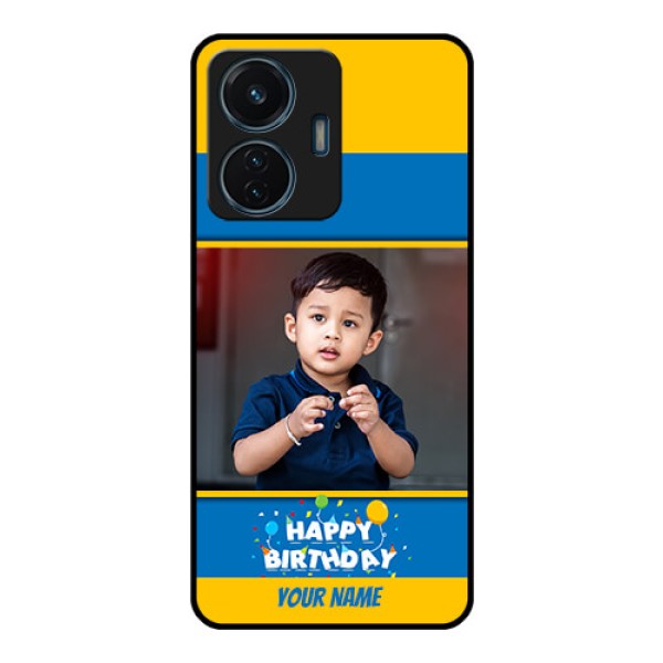 iQOO Z6 44w Custom Glass Mobile Case - Birthday Wishes Design