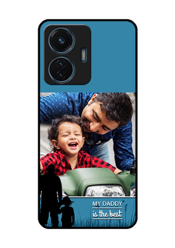 iQOO Z6 44w Custom Glass Mobile Case - Best dad design