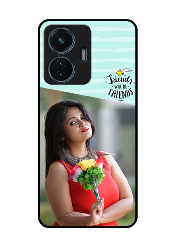 iQOO Z6 44w Custom Glass Phone Case - Friends Picture Icon Design