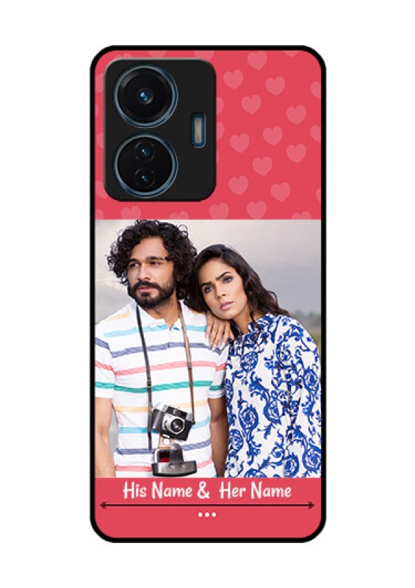 iQOO Z6 44w Photo Printing on Glass Case - Simple Love Design