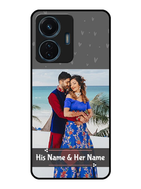 Custom iQOO Z6 44w Custom Glass Mobile Case - Buy Love Design with Photo Online