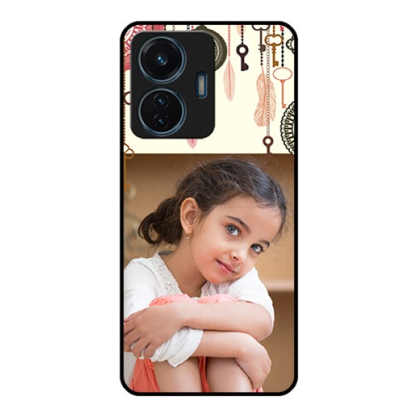 iQOO Z6 44w Custom Glass Mobile Case - Boho Style Design