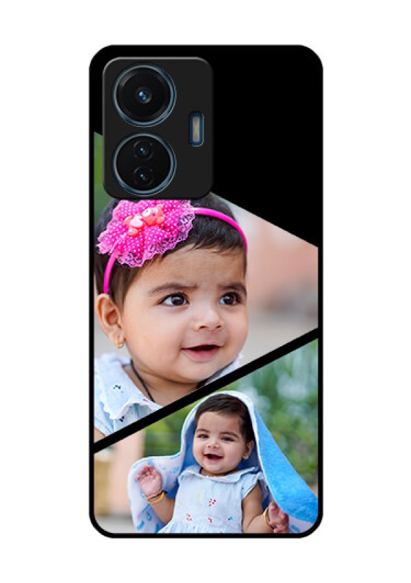 iQOO Z6 44w Custom Glass Phone Case - Semi Cut Design