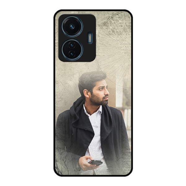 iQOO Z6 44w Custom Glass Phone Case - with vintage design