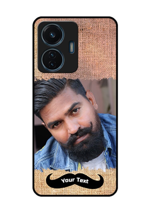 iQOO Z6 44w Personalized Glass Phone Case - with Texture Design