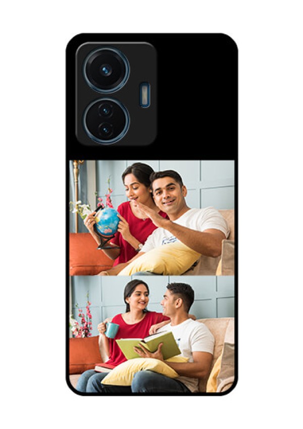 iQOO Z6 44w 2 Images on Glass Phone Cover