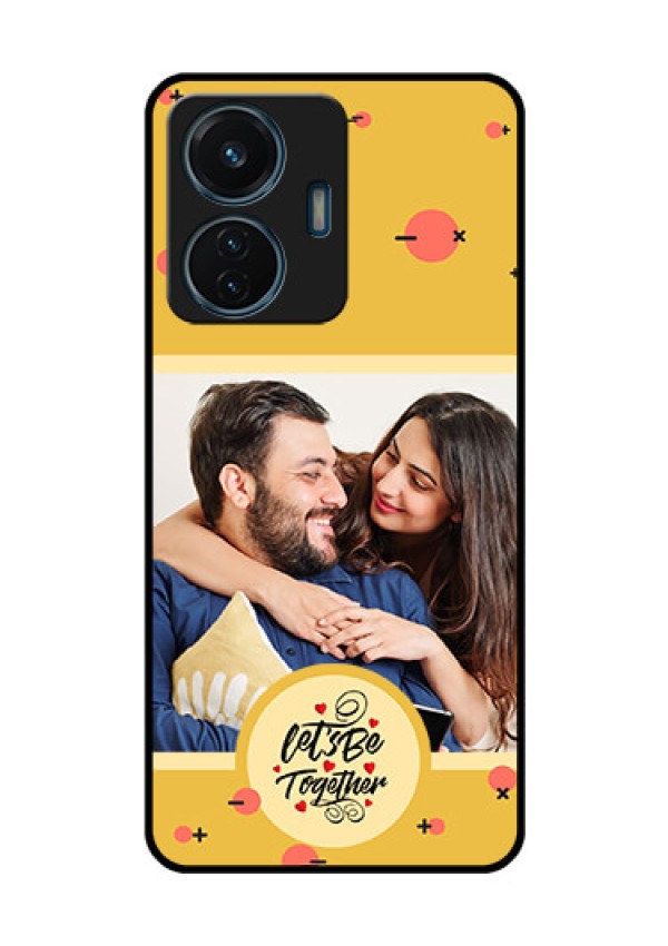 iQOO Z6 44w Photo Printing on Glass Case - Lets be Together Design
