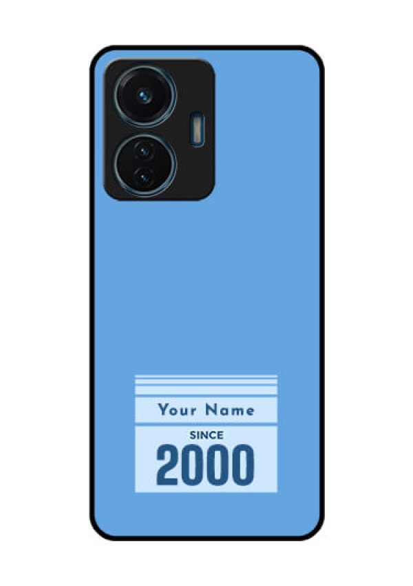 iQOO Z6 44w Custom Glass Mobile Case - Custom Year of birth Design