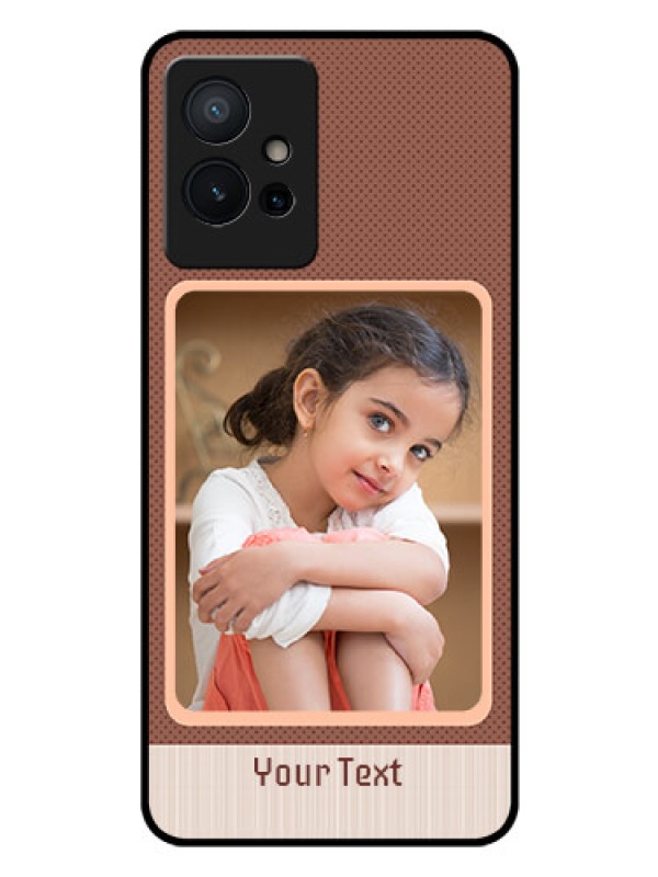 Custom iQOO Z6 5G Custom Glass Phone Case - Simple Pic Upload Design