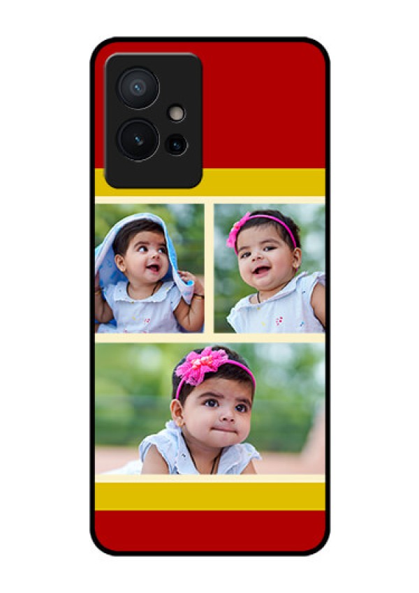 iQOO Z6 5G Custom Glass Mobile Case - Multiple Pic Upload Design