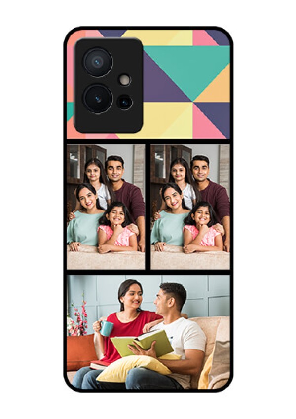 iQOO Z6 5G Custom Glass Phone Case - Bulk Pic Upload Design