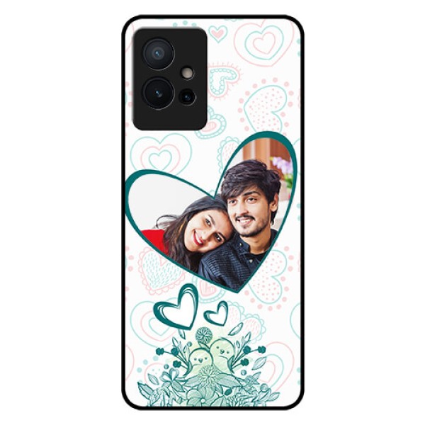 iQOO Z6 5G Photo Printing on Glass Case - Premium Couple Design