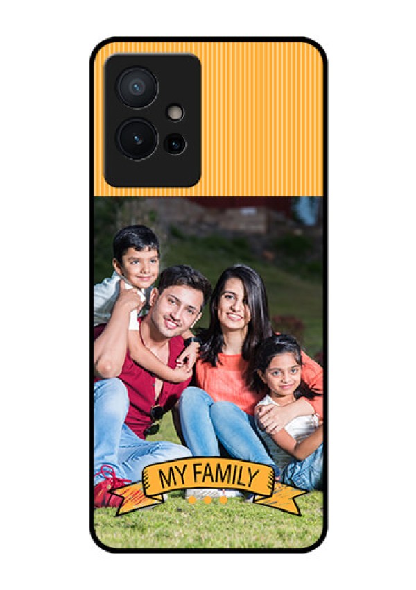 iQOO Z6 5G Custom Glass Phone Case - My Family Design