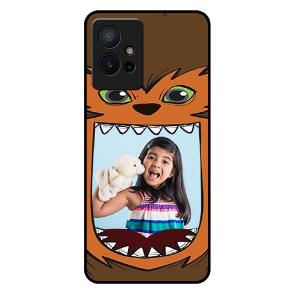 iQOO Z6 5G Photo Printing on Glass Case - Owl Monster Back Case Design iQOO Z6 5G Photo Printing on Glass Case - Owl Monster Back Case Design