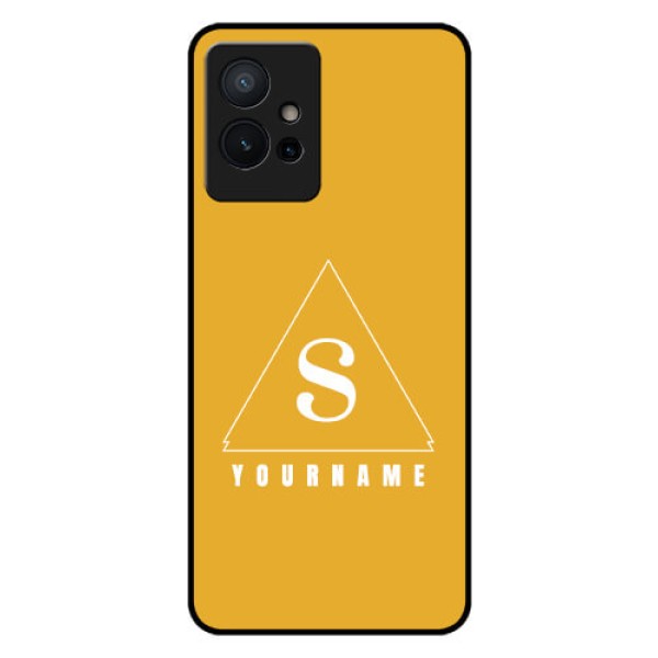 iQOO Z6 5G Personalized Glass Phone Case - simple triangle Design iQOO Z6 5G Personalized Glass Phone Case - simple triangle Design