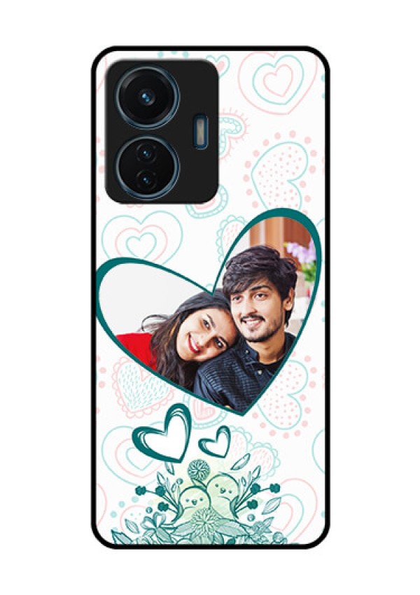 iQOO Z6 Lite 5G Photo Printing on Glass Case - Premium Couple Design