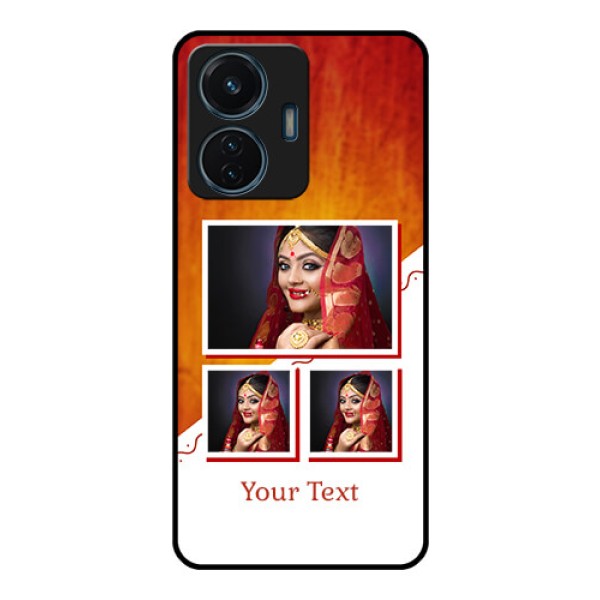 iQOO Z6 Lite 5G Custom Glass Phone Case - Wedding Memories Design