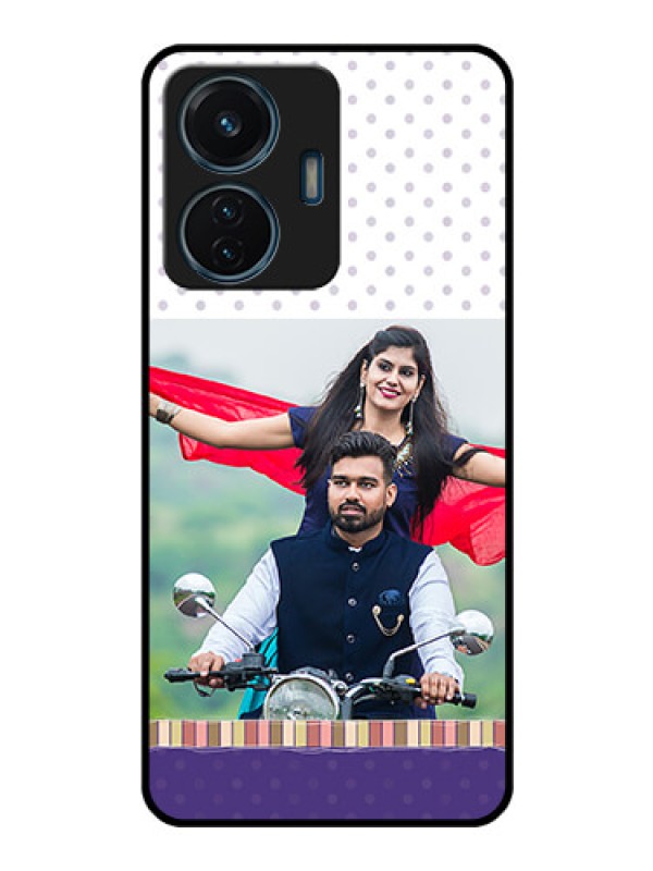 Custom iQOO Z6 Lite 5G Photo Printing on Glass Case - Cute Family Design