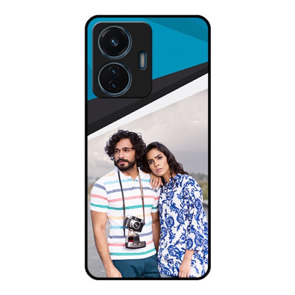 iQOO Z6 Lite 5G Photo Printing on Glass Case - Simple Pattern Photo Upload Design