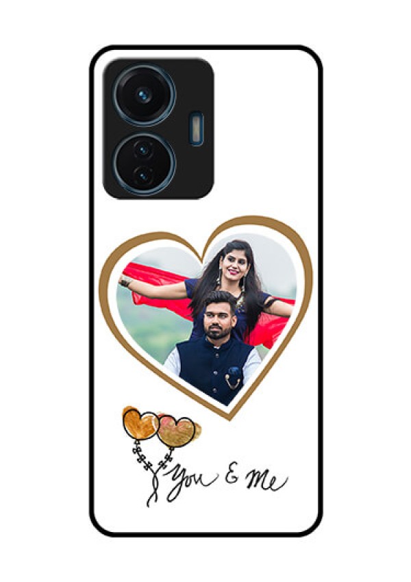 iQOO Z6 Lite 5G Custom Glass Mobile Case - You & Me Design