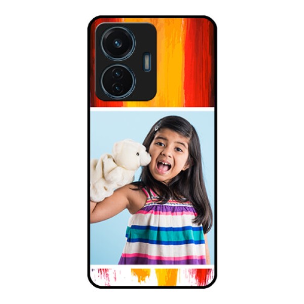 iQOO Z6 Lite 5G Personalized Glass Phone Case - Multi Color Design