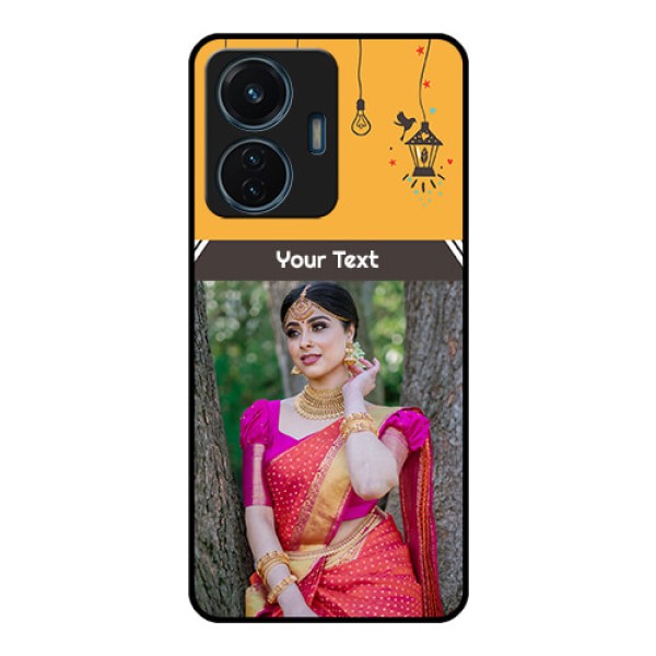 iQOO Z6 Lite 5G Custom Glass Mobile Case - with Family Picture and Icons iQOO Z6 Lite 5G Custom Glass Mobile Case - with Family Picture and Icons
