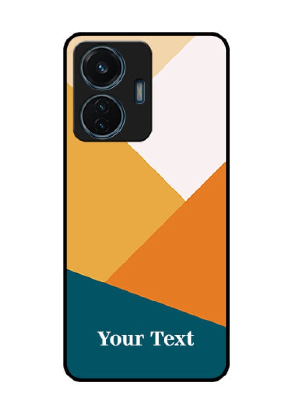 iQOO Z6 Lite 5G Personalized Glass Phone Case - Stacked Multi-colour Design