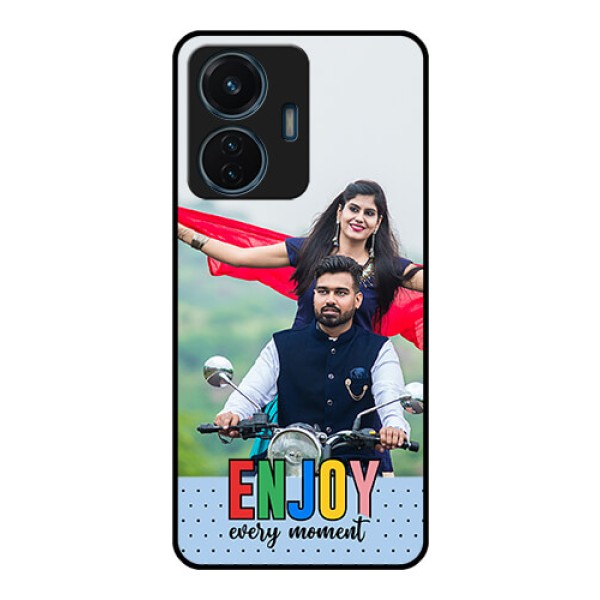 iQOO Z6 Lite 5G Photo Printing on Glass Case - Enjoy Every Moment Design iQOO Z6 Lite 5G Photo Printing on Glass Case - Enjoy Every Moment Design