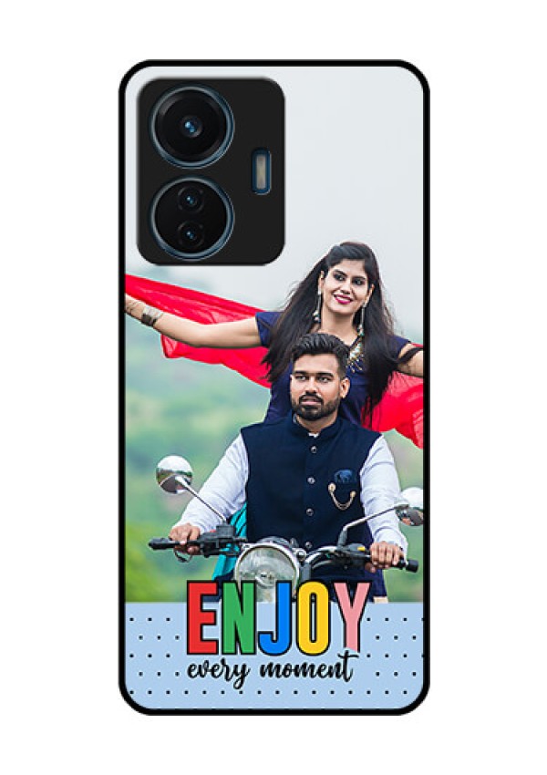 iQOO Z6 Lite 5G Photo Printing on Glass Case - Enjoy Every Moment Design