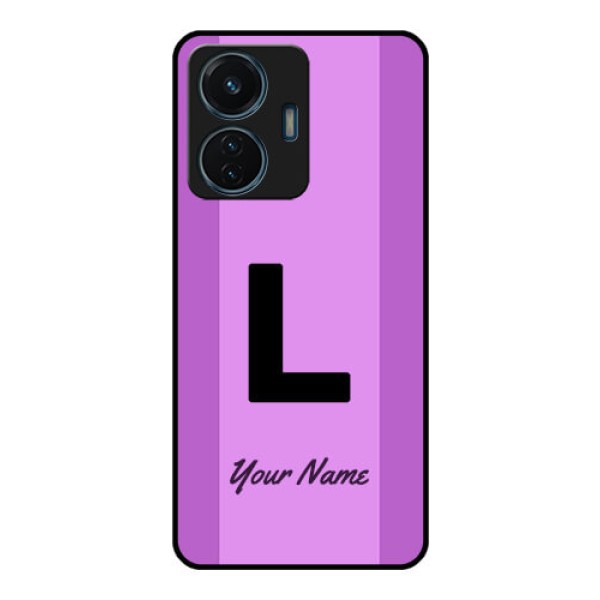iQOO Z6 Lite 5G Custom Glass Phone Case - Tricolor custom text Design iQOO Z6 Lite 5G Custom Glass Phone Case - Tricolor custom text Design